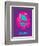 Dude Abides Purple Poster-Anna Malkin-Framed Premium Giclee Print