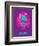 Dude Abides Purple Poster-Anna Malkin-Framed Premium Giclee Print