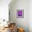 Dude Abides Purple Poster-Anna Malkin-Framed Premium Giclee Print displayed on a wall