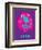 Dude Abides Purple Poster-Anna Malkin-Framed Premium Giclee Print