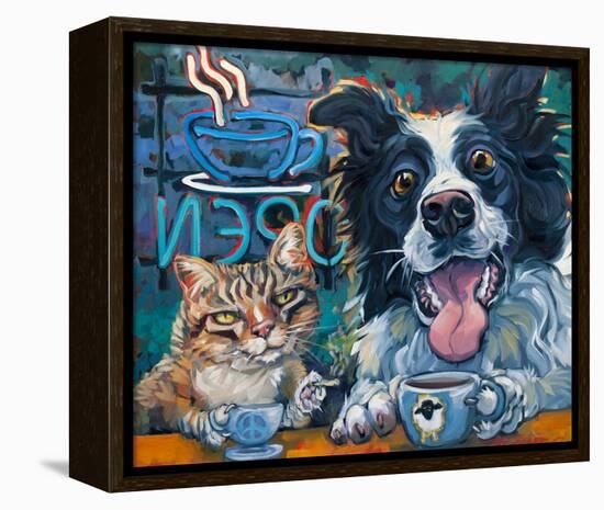 Dude Chill 2-CR Townsend-Framed Stretched Canvas