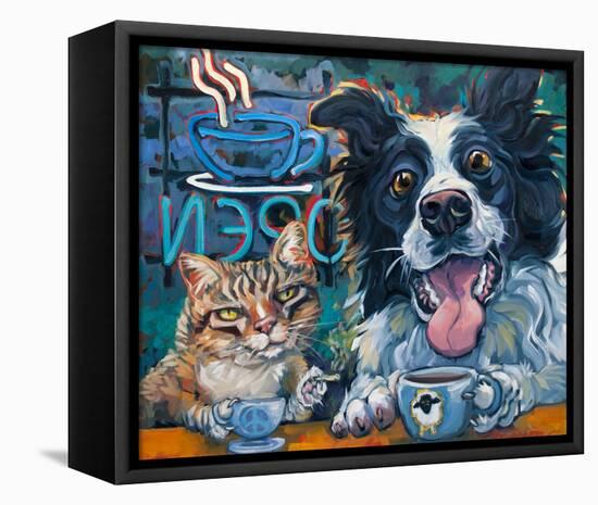 Dude Chill 2-CR Townsend-Framed Stretched Canvas