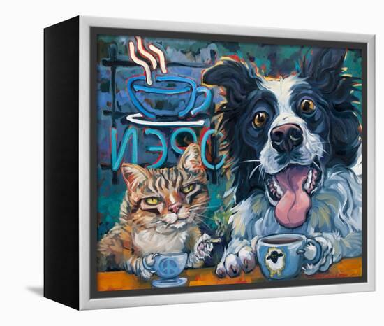 Dude Chill 2-CR Townsend-Framed Stretched Canvas