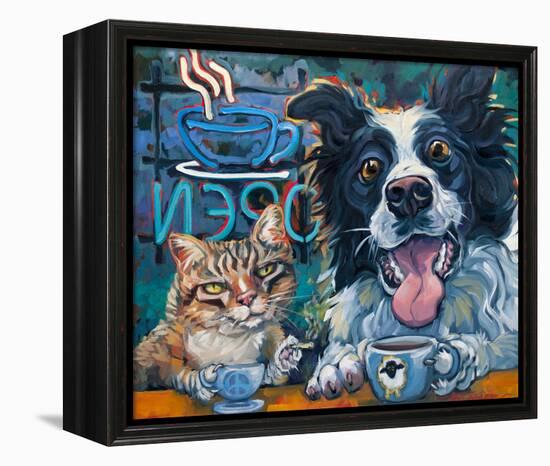 Dude Chill 2-CR Townsend-Framed Stretched Canvas