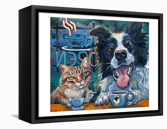 Dude Chill 2-CR Townsend-Framed Stretched Canvas