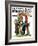 "Dude Ranchers," Saturday Evening Post Cover, July 23, 1932-Charles Hargens-Framed Giclee Print