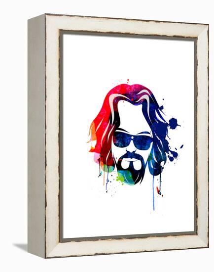 Dude Watercolor-Lora Feldman-Framed Stretched Canvas