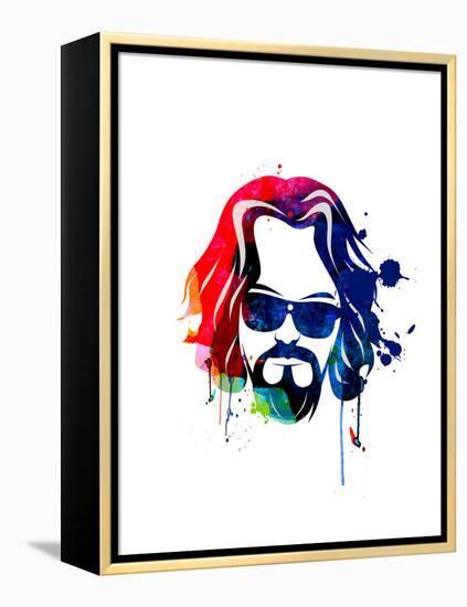 Dude Watercolor-Lora Feldman-Framed Stretched Canvas