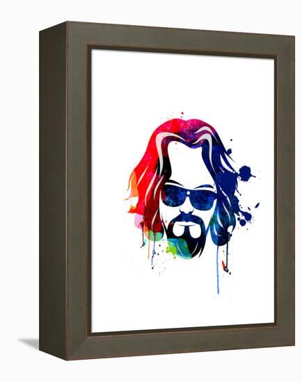 Dude Watercolor-Lora Feldman-Framed Stretched Canvas