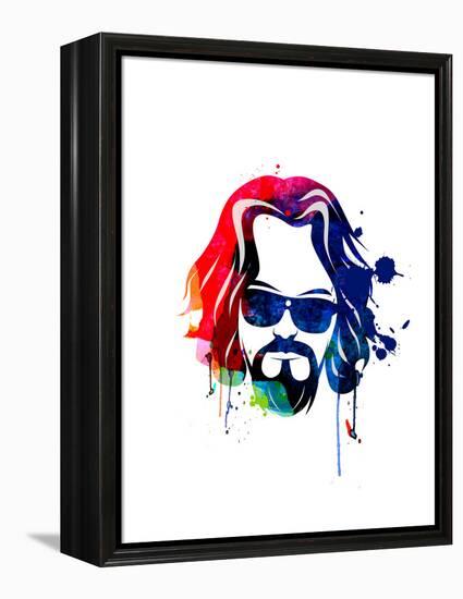 Dude Watercolor-Lora Feldman-Framed Stretched Canvas