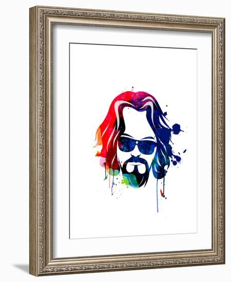 Dude Watercolor-Lora Feldman-Framed Art Print