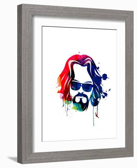 Dude Watercolor-Lora Feldman-Framed Art Print