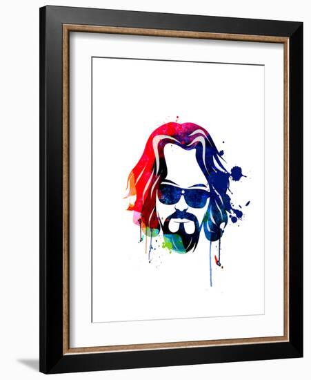 Dude Watercolor-Lora Feldman-Framed Art Print