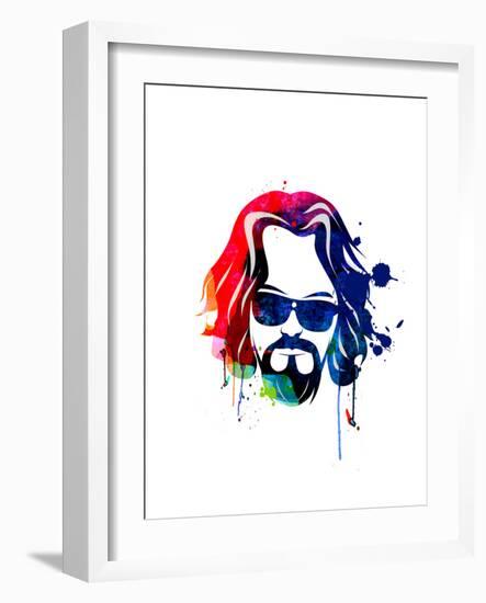 Dude Watercolor-Lora Feldman-Framed Art Print