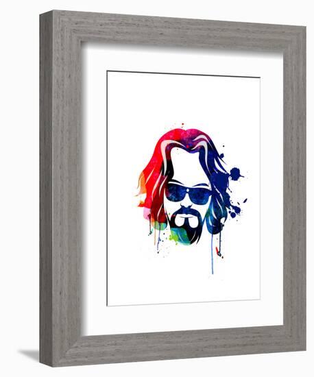 Dude Watercolor-Lora Feldman-Framed Art Print