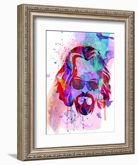 Dude Watercolor-Anna Malkin-Framed Art Print