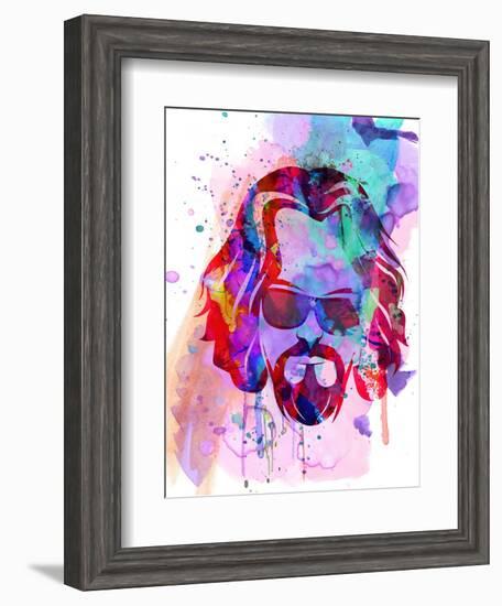 Dude Watercolor-Anna Malkin-Framed Art Print