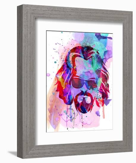 Dude Watercolor-Anna Malkin-Framed Art Print