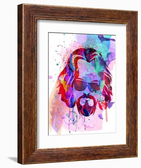 Dude Watercolor-Anna Malkin-Framed Art Print