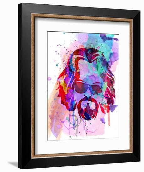 Dude Watercolor-Anna Malkin-Framed Art Print