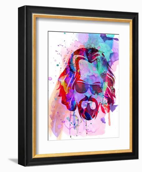 Dude Watercolor-Anna Malkin-Framed Art Print