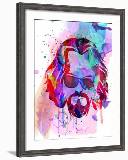 Dude Watercolor-Anna Malkin-Framed Art Print