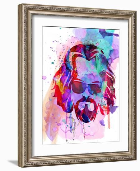 Dude Watercolor-Anna Malkin-Framed Art Print