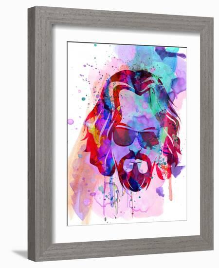 Dude Watercolor-Anna Malkin-Framed Art Print