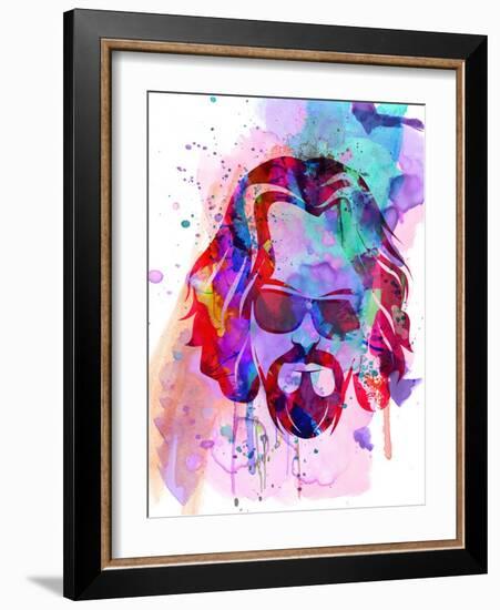 Dude Watercolor-Anna Malkin-Framed Art Print