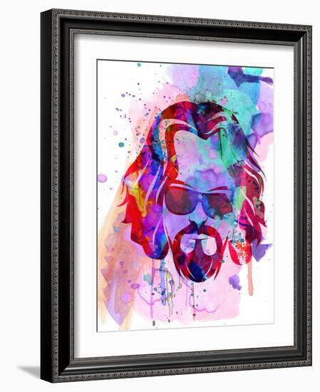 Dude Watercolor-Anna Malkin-Framed Art Print