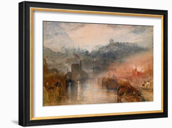 Dudley, Worcestershire, 1830-33-J. M. W. Turner-Framed Giclee Print