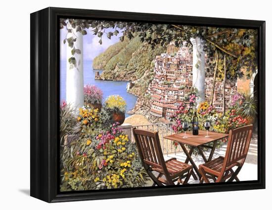 Due Bicchieri a Positano-Guido Borelli-Framed Premier Image Canvas