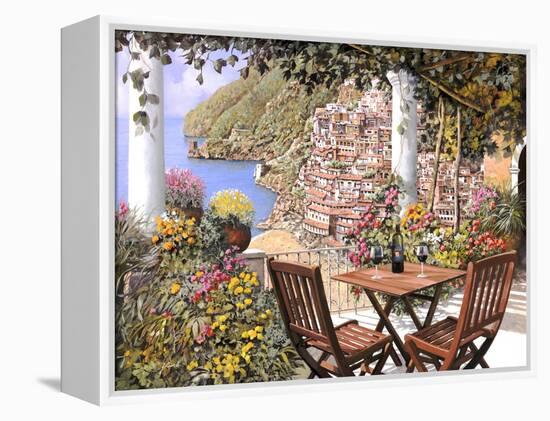 Due Bicchieri a Positano-Guido Borelli-Framed Premier Image Canvas