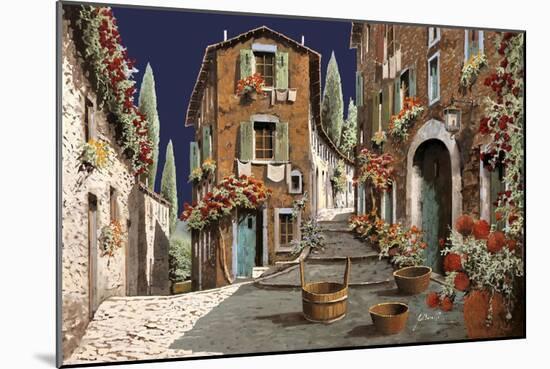 Due Strade al Mattino-Guido Borelli-Mounted Giclee Print