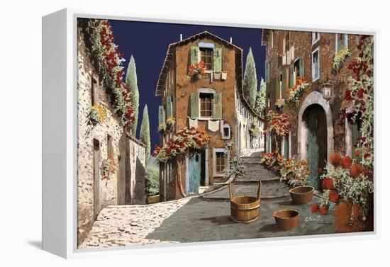 Due Strade al Mattino-Guido Borelli-Framed Premier Image Canvas