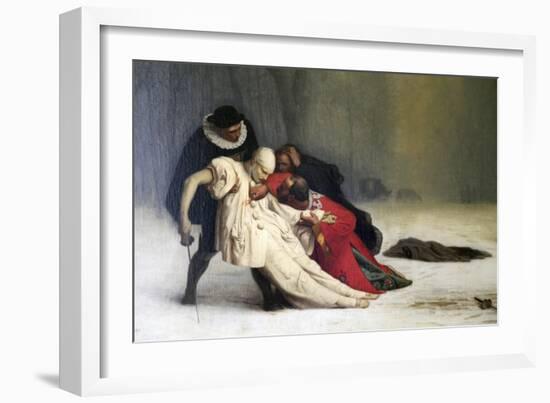 Duel after a Masquerade, 1857-Jean-Leon Gerome-Framed Giclee Print