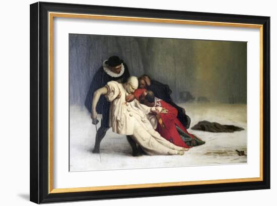 Duel after a Masquerade, 1857-Jean-Leon Gerome-Framed Giclee Print