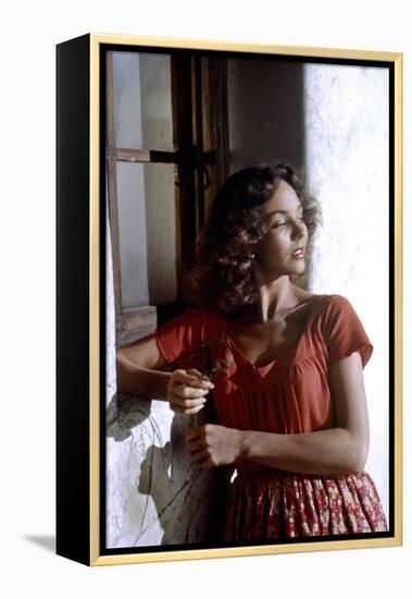 Duel au soleil (DUEL IN THE SUN), Jennifer Jones, 1946 by KingVidor (photo)-null-Framed Stretched Canvas