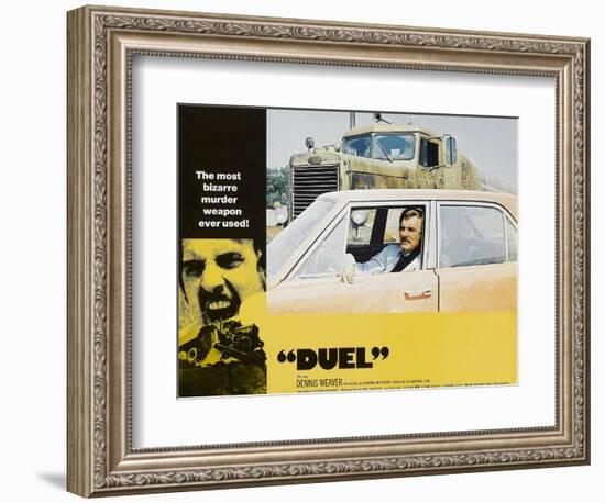 Duel, Dennis Weaver, 1971-null-Framed Art Print