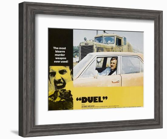 Duel, Dennis Weaver, 1971-null-Framed Art Print