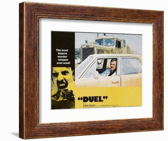 Duel, Dennis Weaver, 1971-null-Framed Art Print