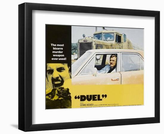 Duel, Dennis Weaver, 1971-null-Framed Art Print