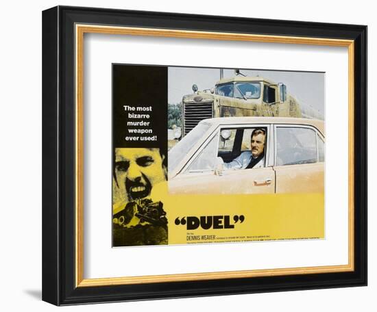 Duel, Dennis Weaver, 1971-null-Framed Art Print