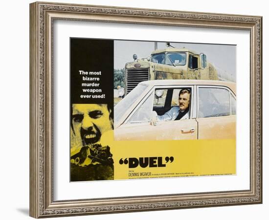 Duel, Dennis Weaver, 1971-null-Framed Art Print