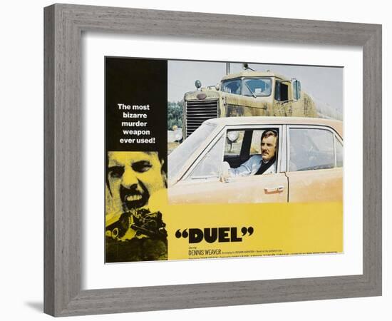 Duel, Dennis Weaver, 1971-null-Framed Art Print