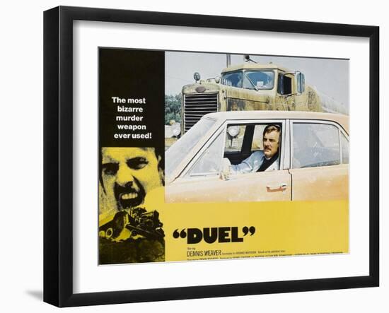 Duel, Dennis Weaver, 1971-null-Framed Art Print