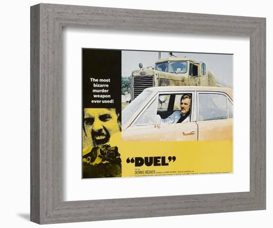 Duel, Dennis Weaver, 1971-null-Framed Premium Giclee Print