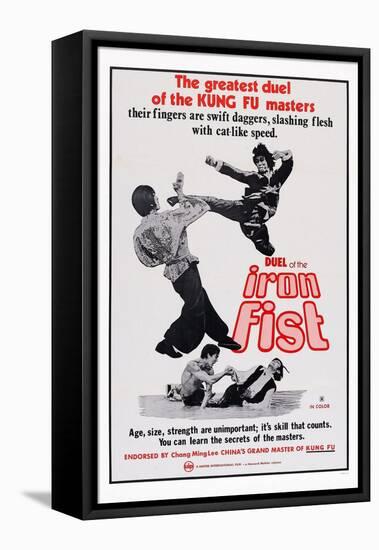 Duel of the Iron Fist, (aka Da Jue Dou), 1971-null-Framed Stretched Canvas