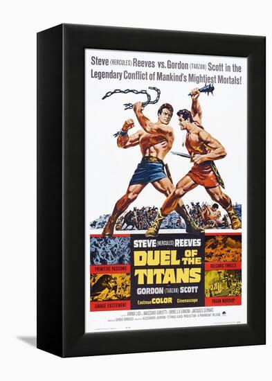 Duel of the Titans, (aka Romolo E Remo), Steve Reeves, Gordon Scott, 1961-null-Framed Stretched Canvas