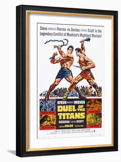 Duel of the Titans, (aka Romolo E Remo), Steve Reeves, Gordon Scott, 1961-null-Framed Premium Giclee Print